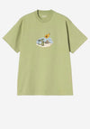 Carhartt WIP Impact Graphic Print T-Shirt, Gentle Green
