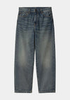 Carhartt WIP Landon Loose Tapered Fit Jeans, Washed Blue