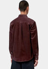 Carhartt WIP Madison Cord Overshirt, Wine