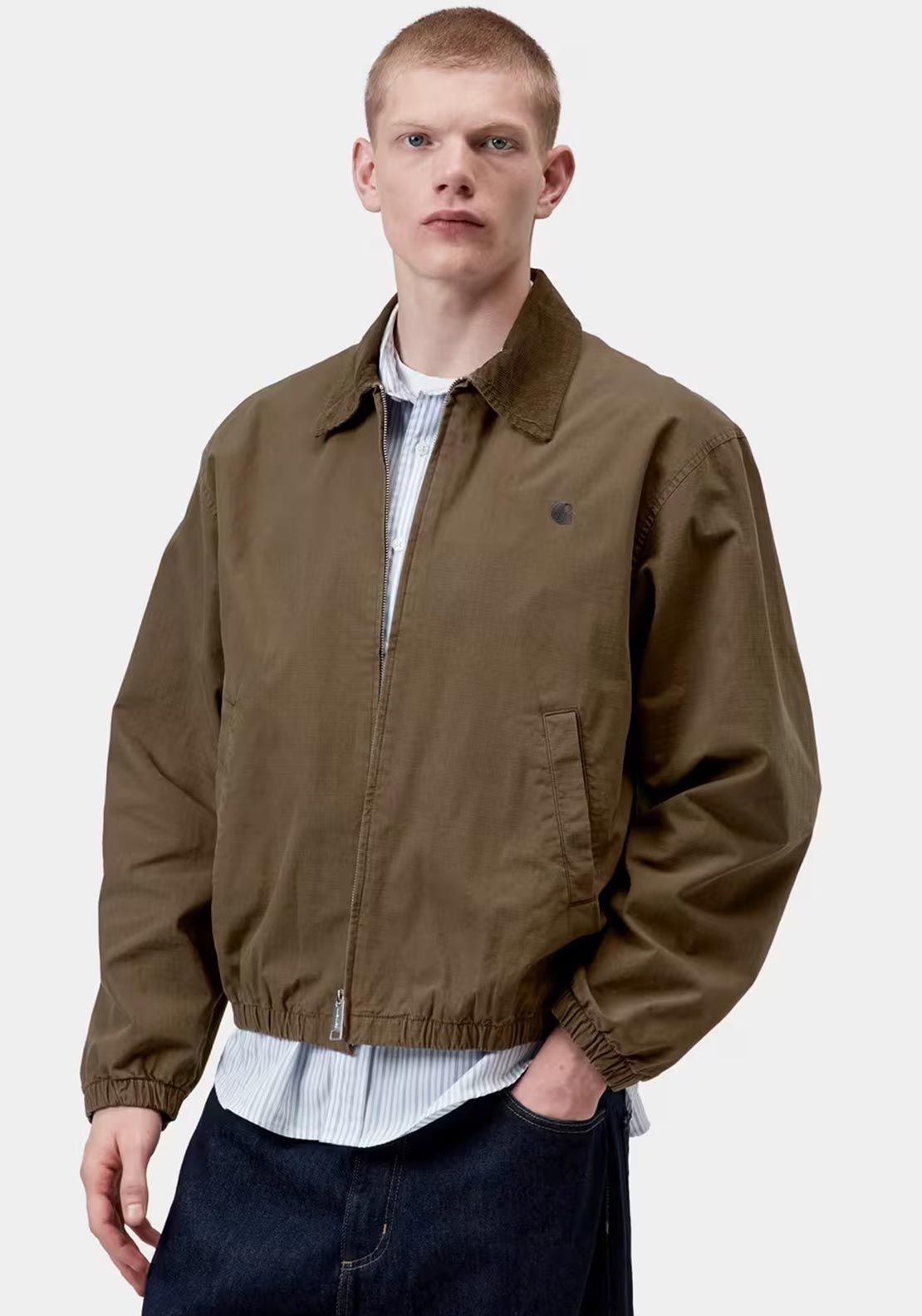 Carhartt WIP Madison Ripstop Jacket, Dark Beech Green