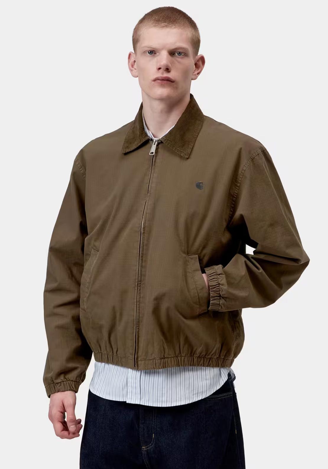 Carhartt WIP Madison Ripstop Jacket, Dark Beech Green