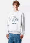 Carhartt WIP Masterpiece Graphic Sweatshirt, Ash Grey