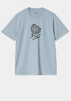 Carhartt WIP Move On Up Graphic T-Shirt, Dusty Ice