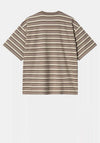 Carhartt WIP Nathan Stripe T-Shirt, Brown Multi