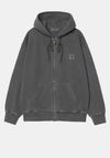 Carhartt WIP Nelson Full Zip Hoodie, Graphite