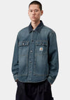 Carhartt WIP Oakland Denim Overshirt, Worn Wash Blue
