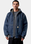 Carhartt WIP OG Active Denim Hooded Jacket, Stone Wash Blue
