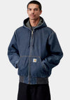 Carhartt WIP OG Active Denim Hooded Jacket, Stone Wash Blue