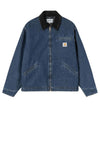 Carhartt WIP OG Detroit Jacket, Blue Stone Wash & Black
