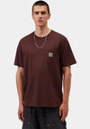 Carhartt WIP Pocket Crew Neck T-Shirt, Wine