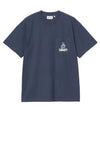 Carhartt WIP Pond Corps Pocket T-Shirt, Stone Wash Blue