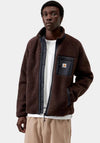 Carhartt WIP Prentis Full Zip Fleece, Dark Brown