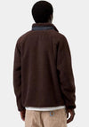 Carhartt WIP Prentis Full Zip Fleece, Dark Brown