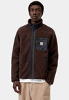 Carhartt WIP Prentis Full Zip Fleece, Dark Brown