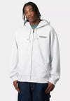 Carhartt WIP Runway Full Zip Back Graphic Hoodie, Ash Heather