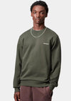 Carhartt WIP Script Embroidery Sweatshirt, Green