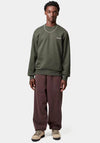 Carhartt WIP Script Embroidery Sweatshirt, Green