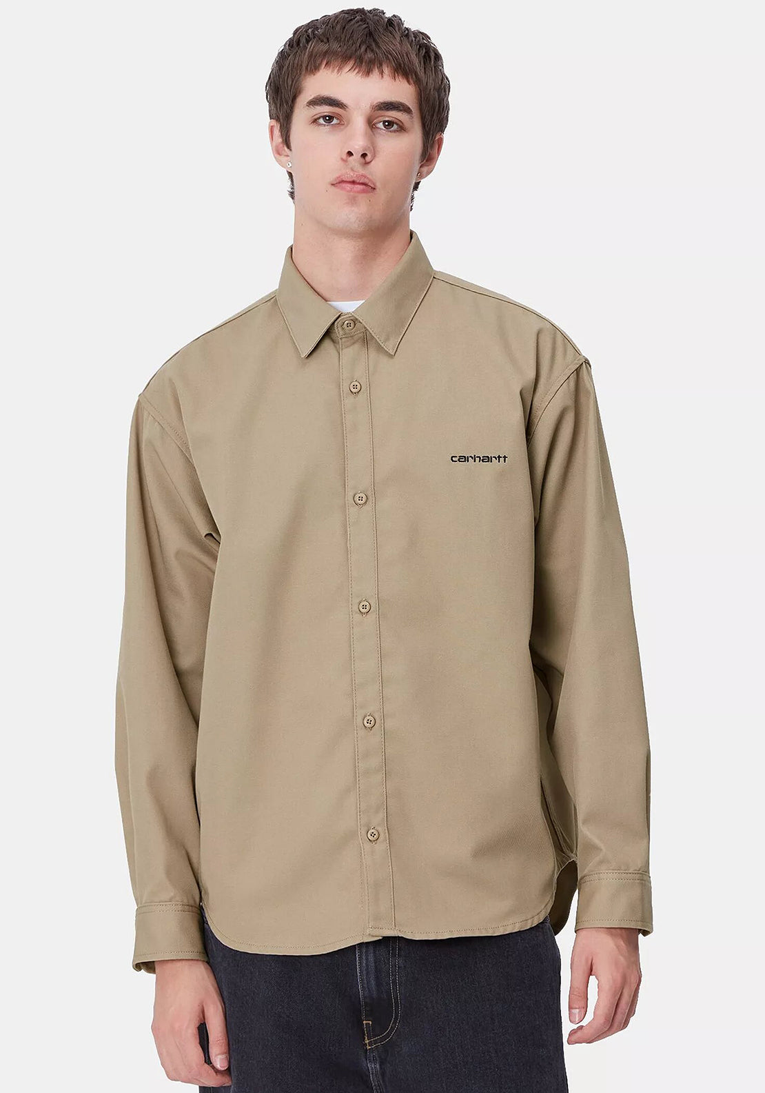 Carhartt WIP Module Script Shirt, Leather