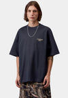 Carhartt WIP Signature Script T-Shirt, Dark Navy