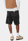 Carhartt WIP Simple Shorts, Heavy Stone Wash Black