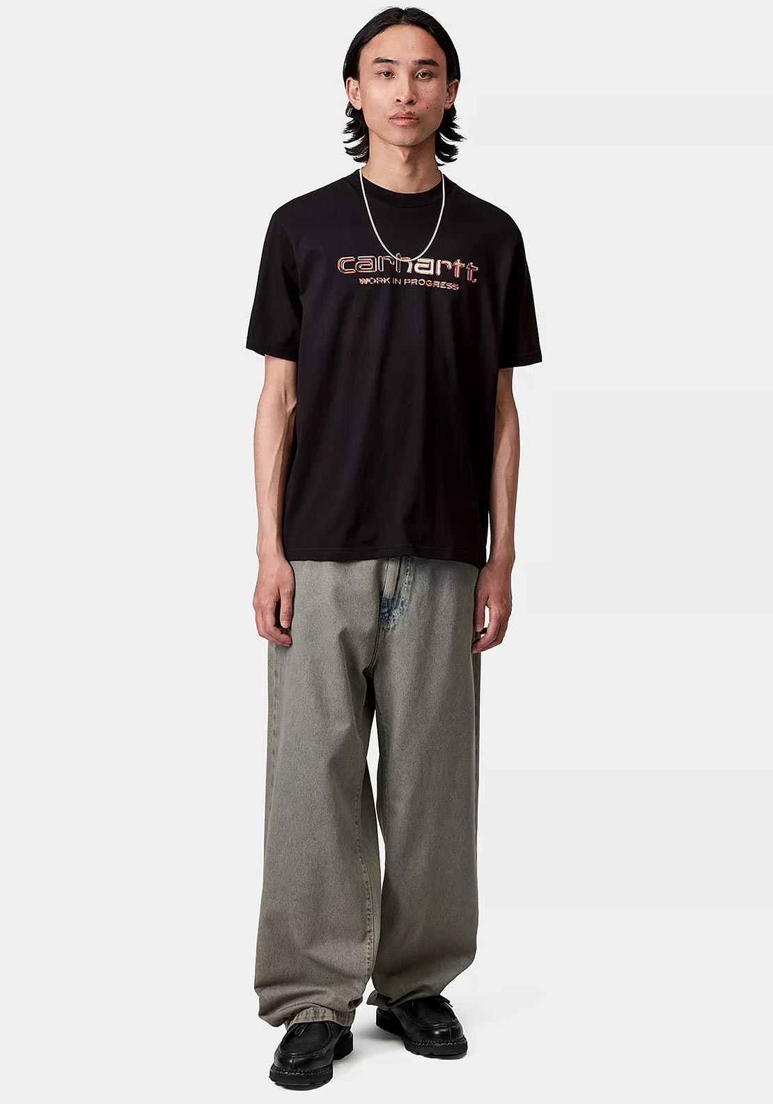 Carhartt WIP Solar Chrome Script T-Shirt, Black