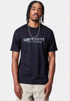 Carhartt WIP Solar Chrome Script T-Shirt, Dark Navy