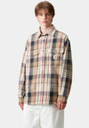Carhartt WIP Tamblyn Check Overshirt, Beige Multi