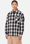 Carhartt WIP Witten Check Shirt, Black & Blue
