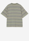Carhartt WIP Zane Stripe T-Shirt, Green & Grey
