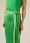 Caroline Kilkenny Grace Belted Pencil Dress, Green