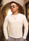 Carter Clothing Base Layer Long Sleeve T-Shirt, Off White