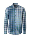 Casa Moda Check Long Sleeve Shirt, Blue Multi
