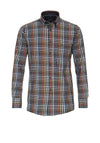 Casa Moda Gingham Shirt, Blue Multi