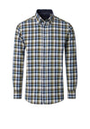 Casa Moda Check Shirt, Green Multi