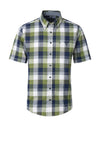 Casa Moda Check Shirt, Green Multi