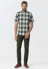 Casa Moda Check Shirt, Green Multi