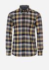 Casa Moda Check Shirt, Yellow & Navy