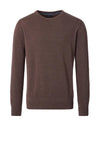 Casa Moda Crew Neck Sweater, Brown