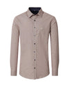 Casa Moda Diamond Geo Print Shirt, Orange Multi