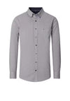 Casa Moda Diamond Print Shirt, Grey & Orange