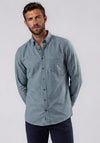 Casa Moda Featherweight Mesh Shirt, Green Milieu
