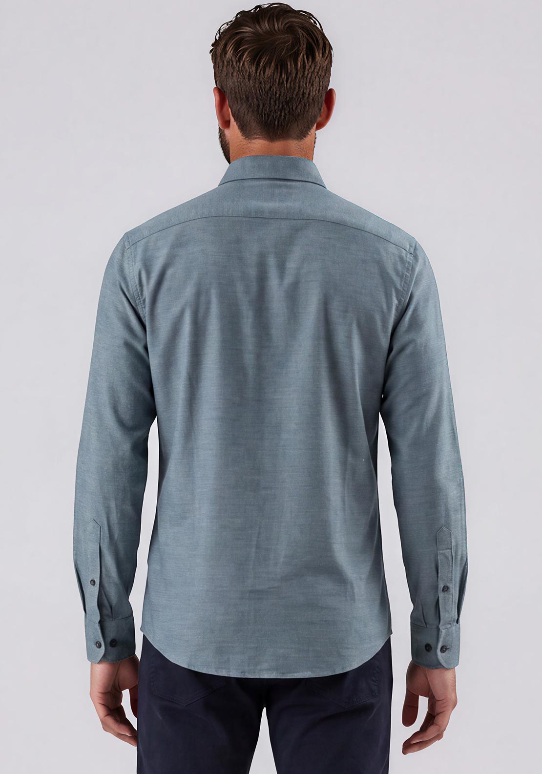 Casa Moda Featherweight Mesh Shirt, Green Milieu