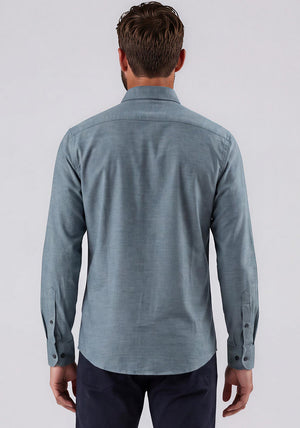 Casa Moda Featherweight Mesh Shirt, Green Milieu