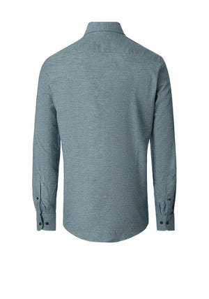 Casa Moda Featherweight Mesh Shirt, Green Milieu