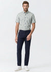 Casa Moda Floral Garden Print Linen Blend Shirt, Green Multi