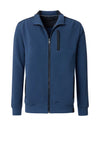 Casa Moda Full Zip Sweatshirt, Sea Blue