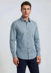 Casa Moda Geo Circles Print Shirt, Blue & Green