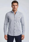 Casa Moda Geo Mix Print Shirt, Dark Blue