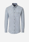 Casa Moda Geo Mix Print Shirt, Dark Blue