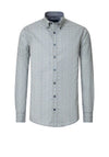 Casa Moda Geo Circle Print Shirt, Blue Multi
